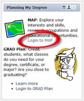 MAP from MyPCC My Courses tab
