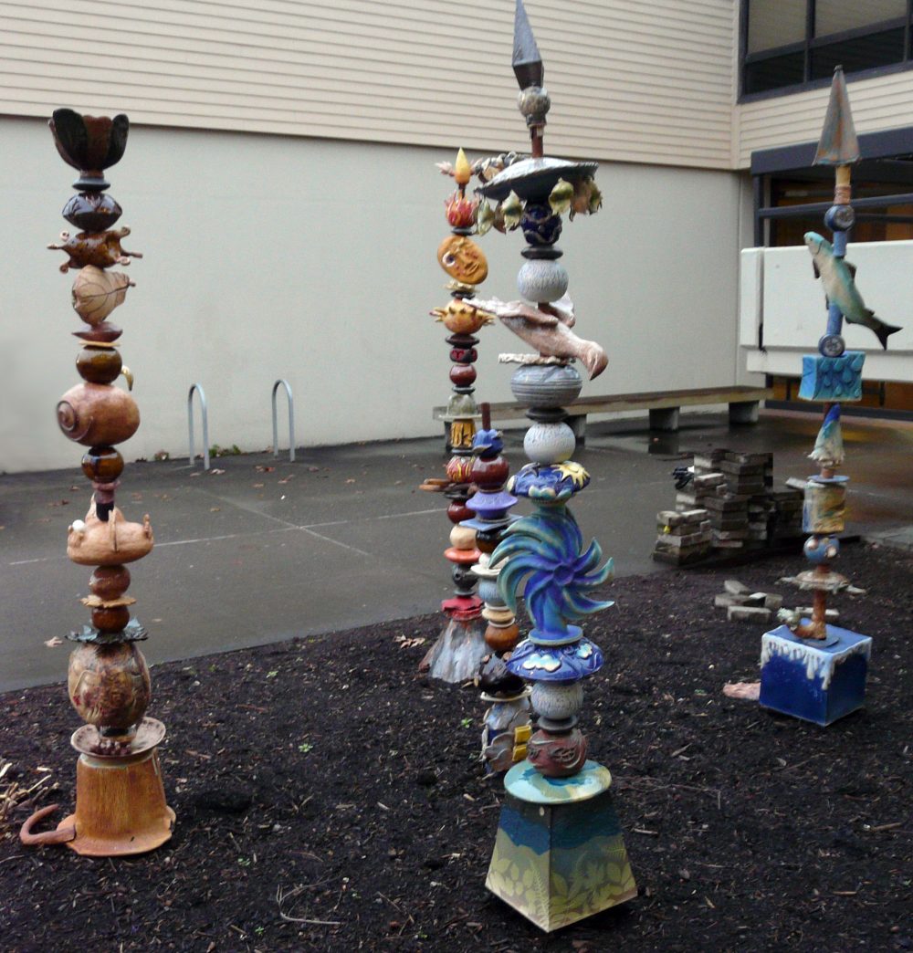 Untitled, (totems)