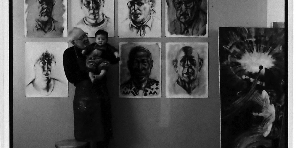 Untitled, (George Johanson and his granddaughter Sonja)