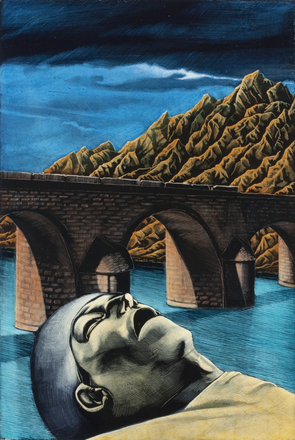 Untitled ( Sleeping Head with Bridge)