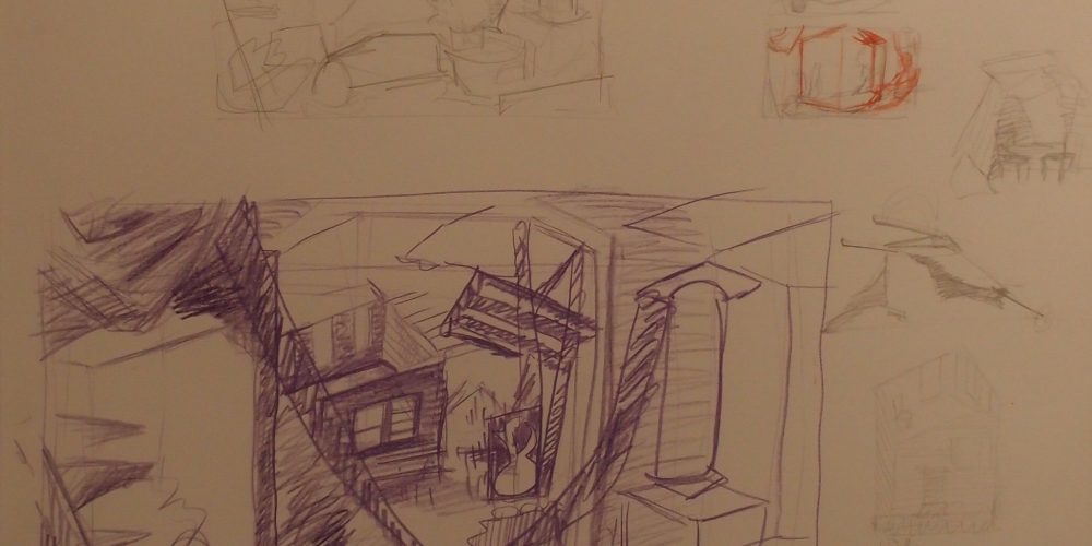 Facing North (Drawing)