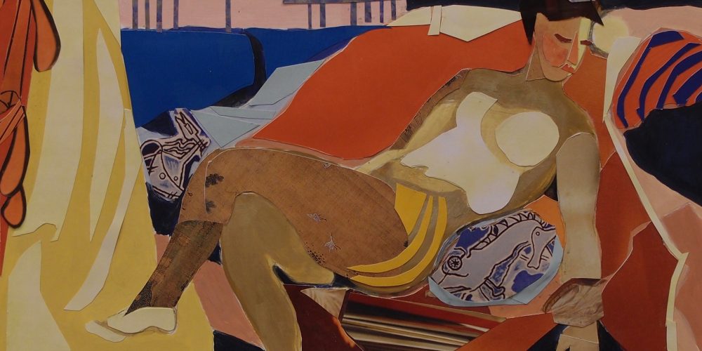 After Delacroix (Woman with a parrot)