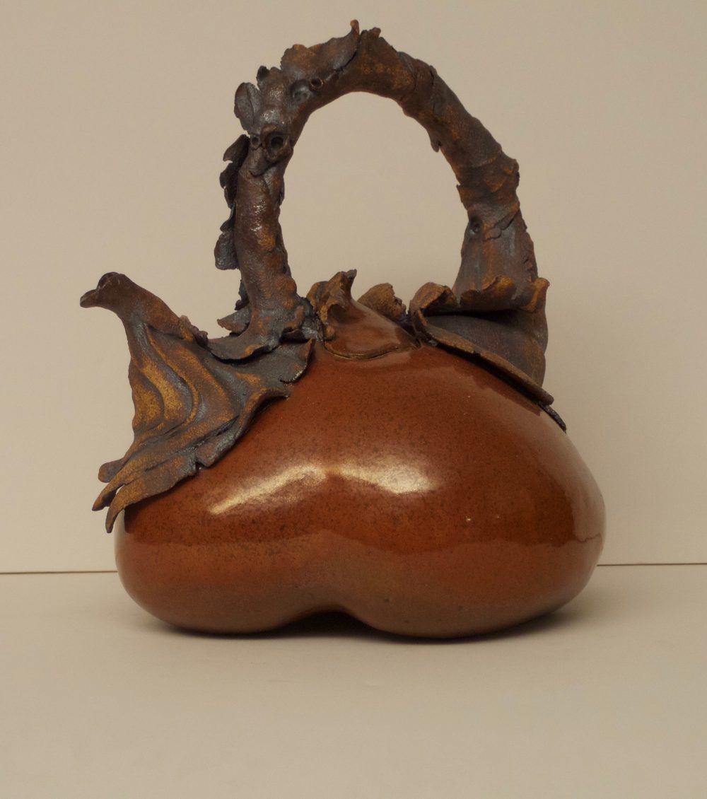 Persimmon Teapot