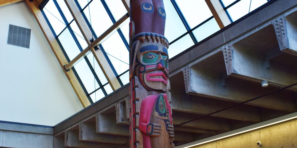 The Welcome Pole, by Richard Hunt