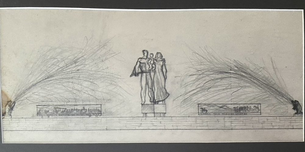 Untitled, (proposal for sculpture)