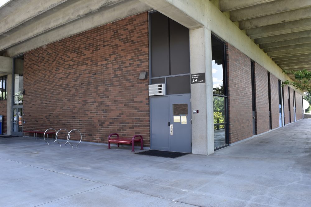 Exterior photo of Automotive & Metals building