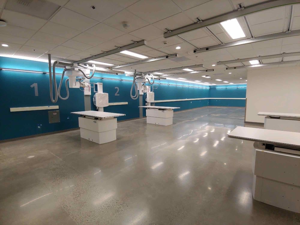 Non-energized x-ray equipment