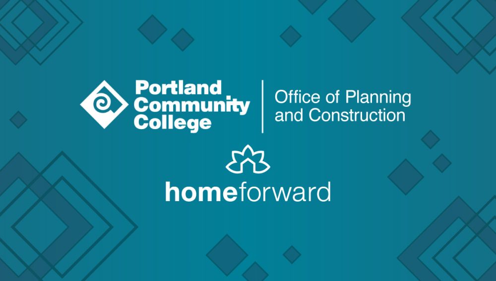 Office of Planning and Construction and Home Forward logos