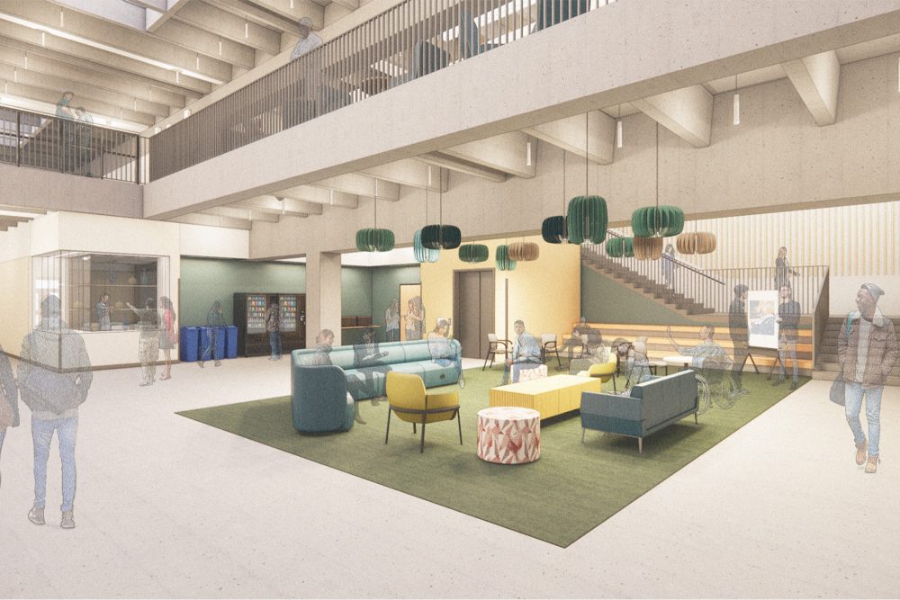 Future Sylvania interior building rendering