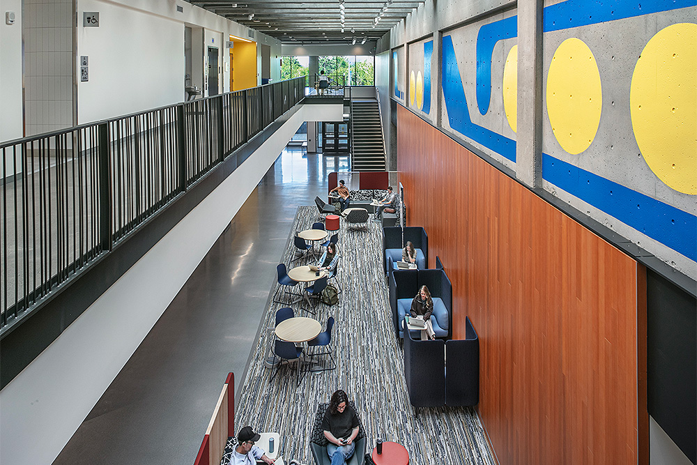 HT interior study area from above