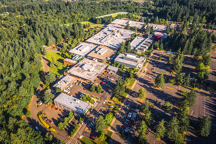 Sylvania Campus from the air