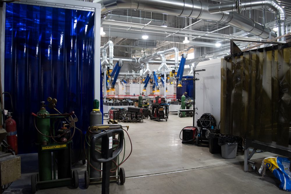 Remodeled Weld Shop at Rock Creek Campus building 2