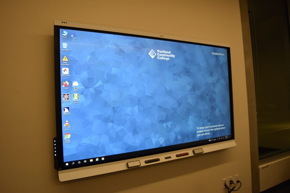 86" Smartboard at OMIC classroom