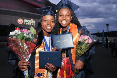 Mother and daughter both at PCC commencement