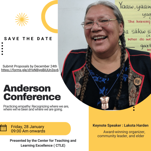 Image of key note speaker Lakota harden