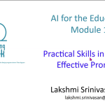 AI for the Educators