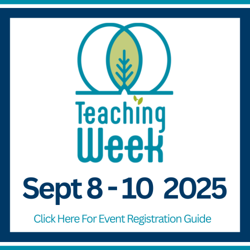 Teaching Week, Sept 8 - 10 2025