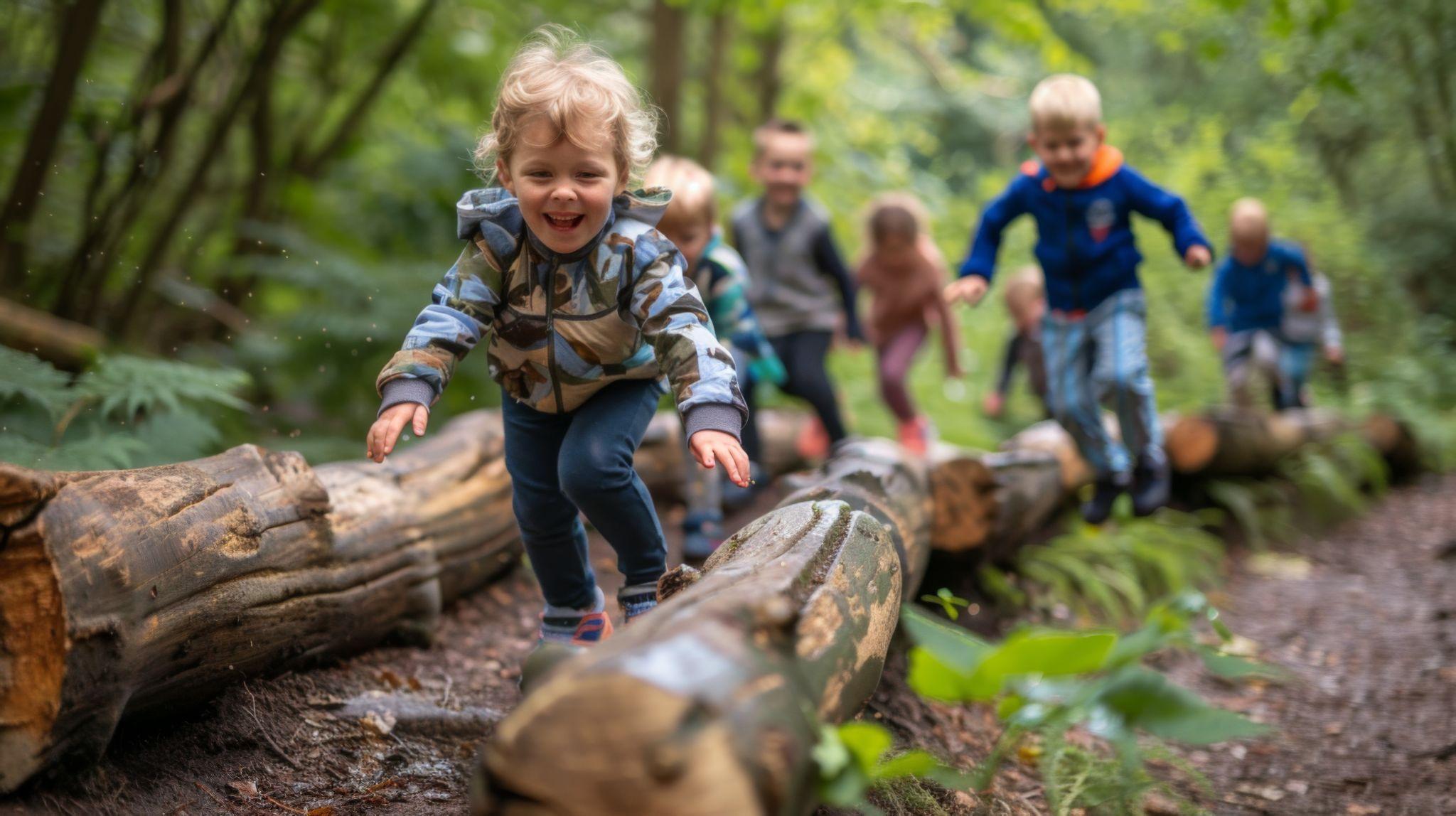 kids playing outdoors