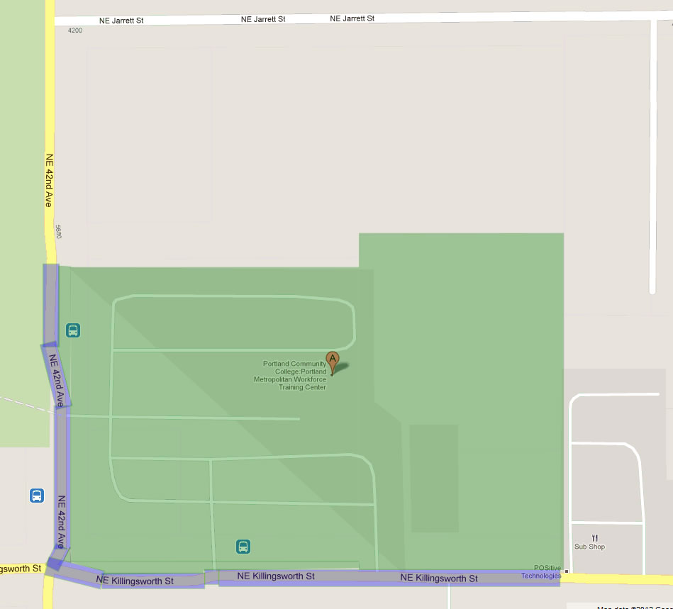 Opportunity Center at 42nd Avenue map