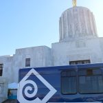 Capitol building and bus