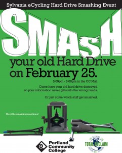 Hard Drive Smashing Feb 25