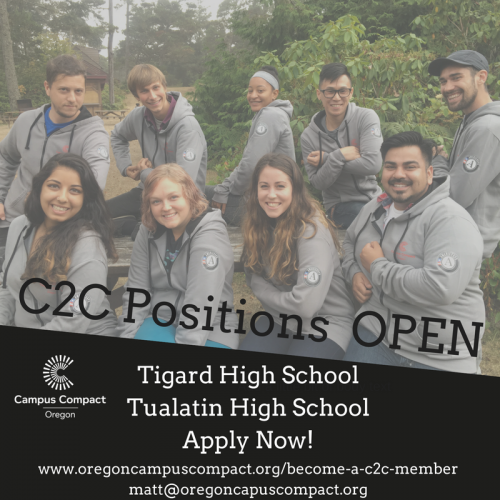 C2C Positions Tigard and Tualiain