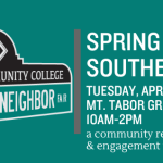 Graphic banner for Spring Neighbor to Neighbor Fair at the Southeast Campus