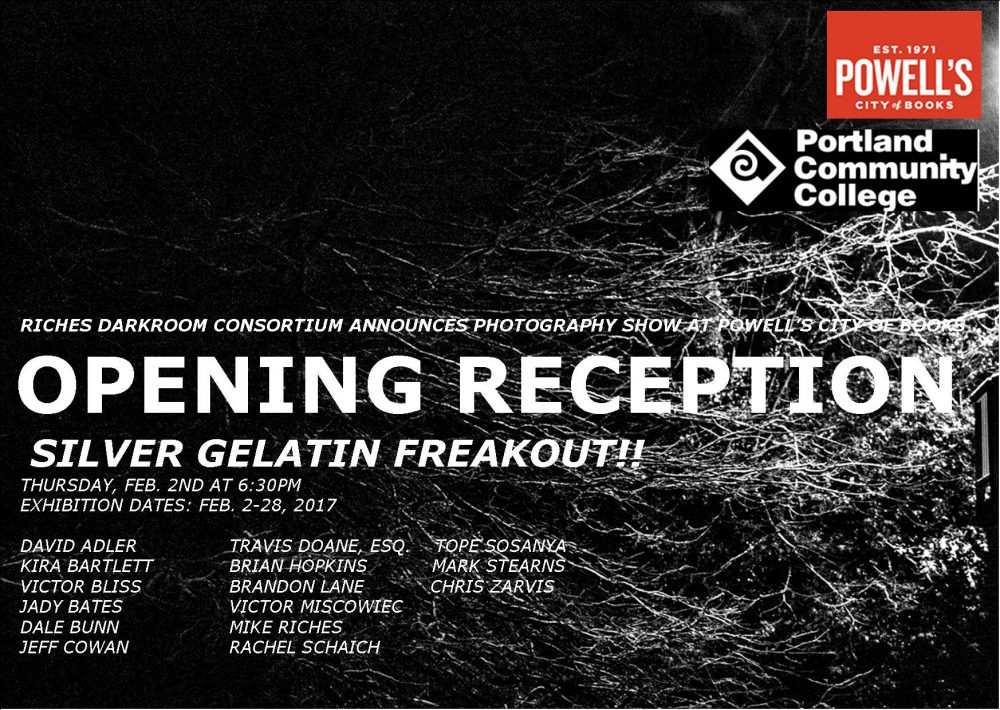 Opening recpetion Silver Gelatin Freakout