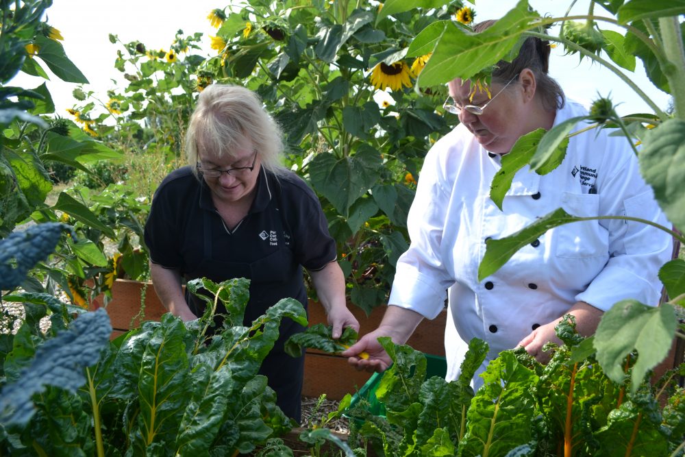 PCC Harvest Becky n Ruth from Food Services