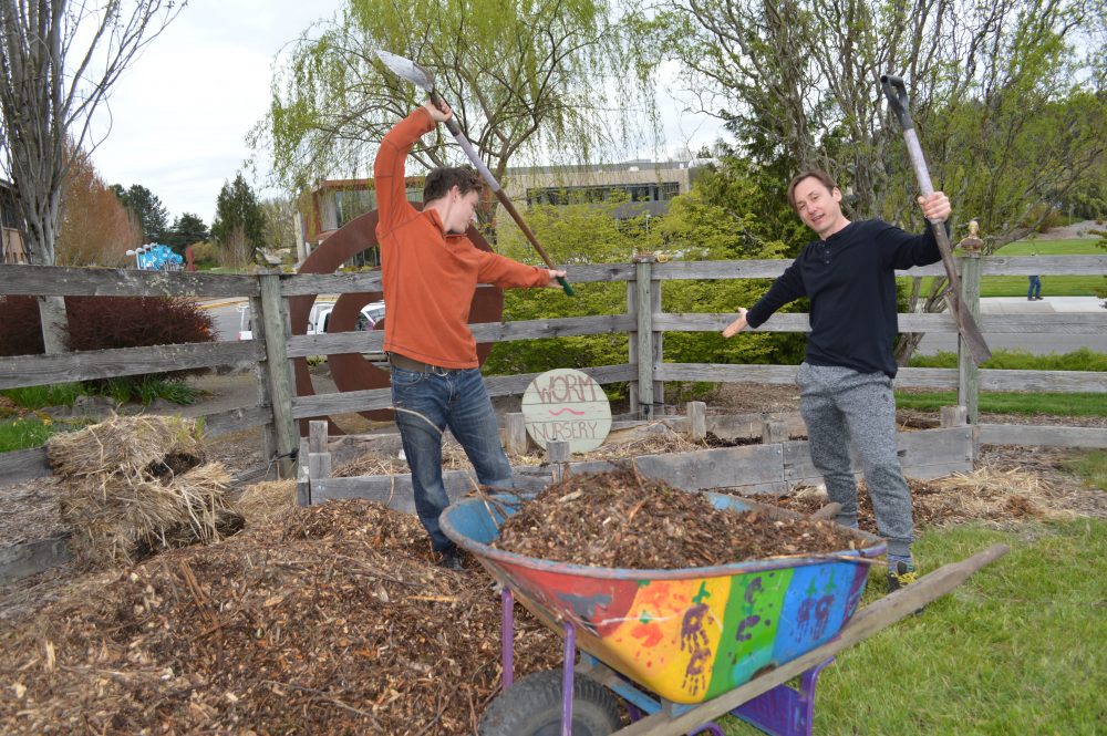 PCC Learnign Garden EarthWeek Work Party 2018