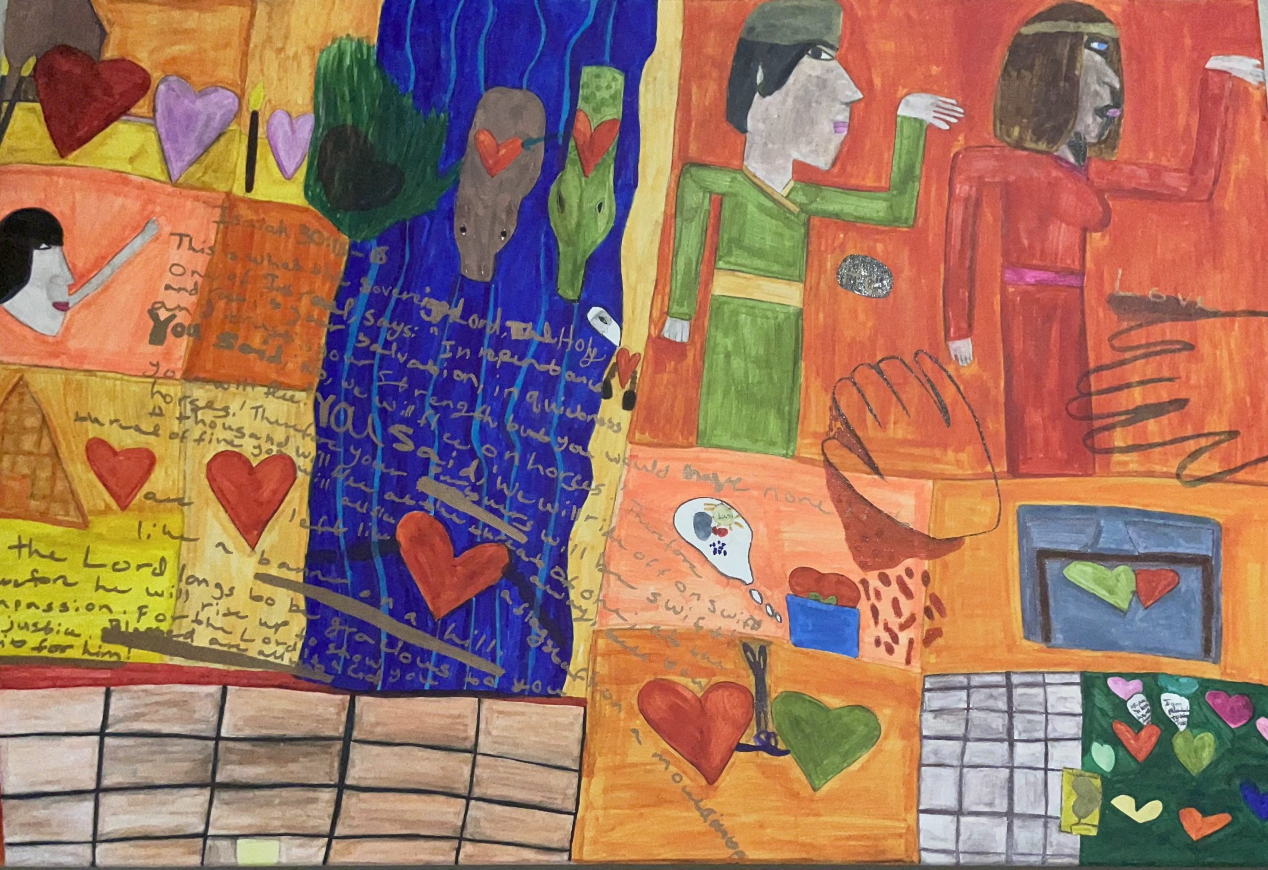 Painting titled "The Dream That Came True" by Anna. 