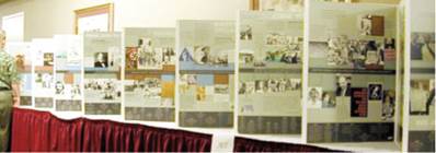 Disability History Exhibit on display