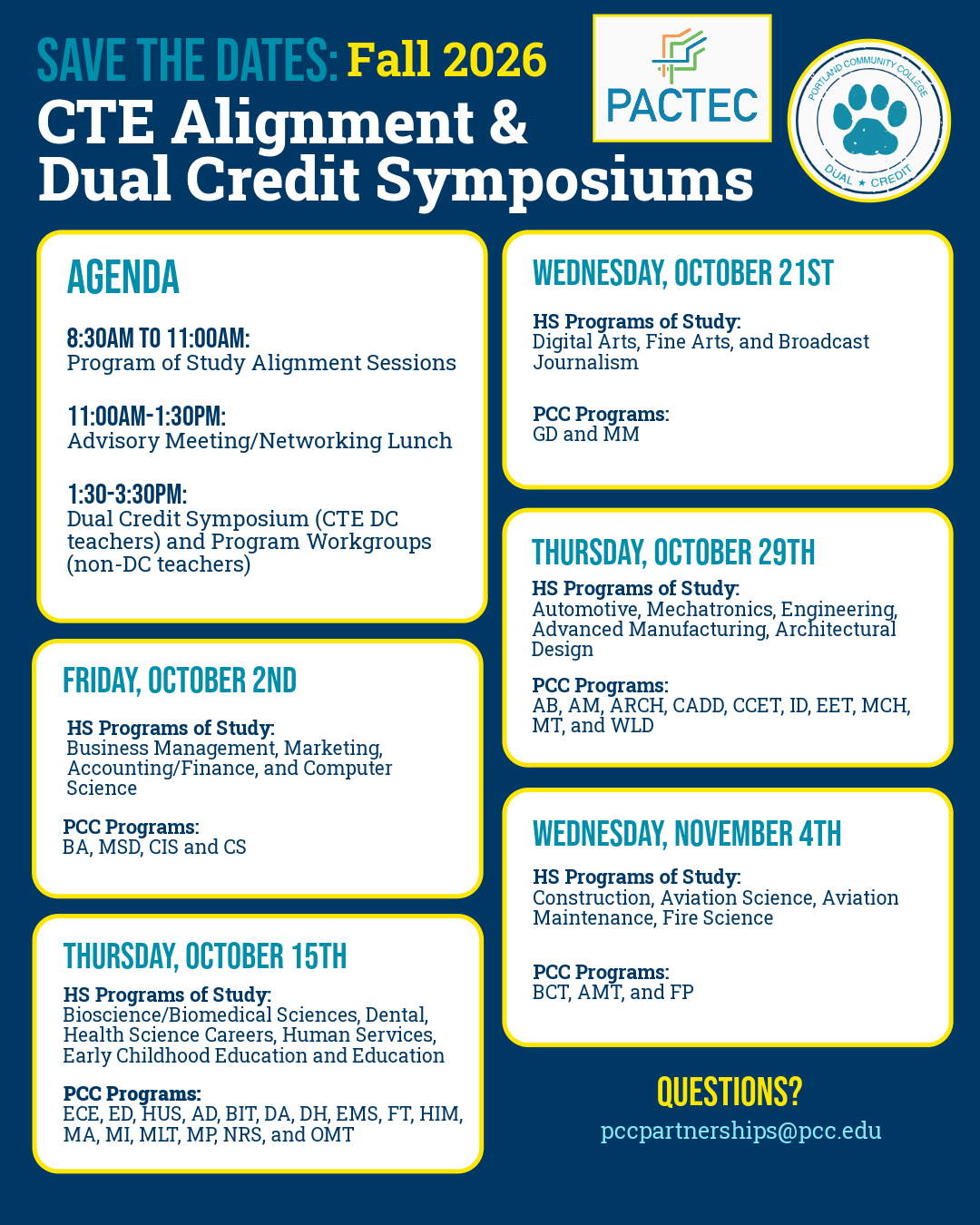 Image of the Fall 2026 Save the Date information