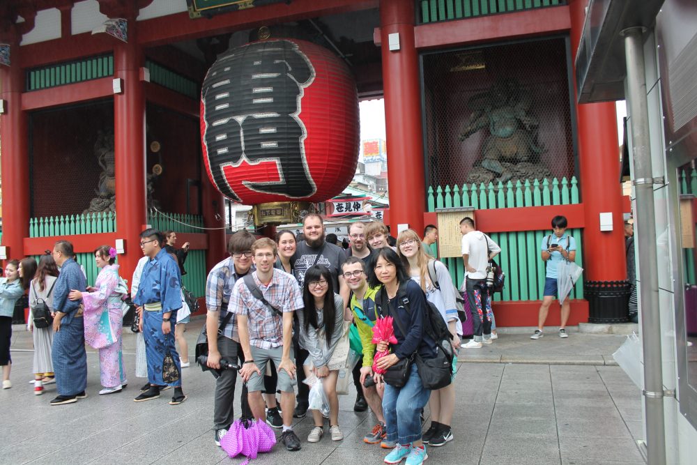 Student group in Japan