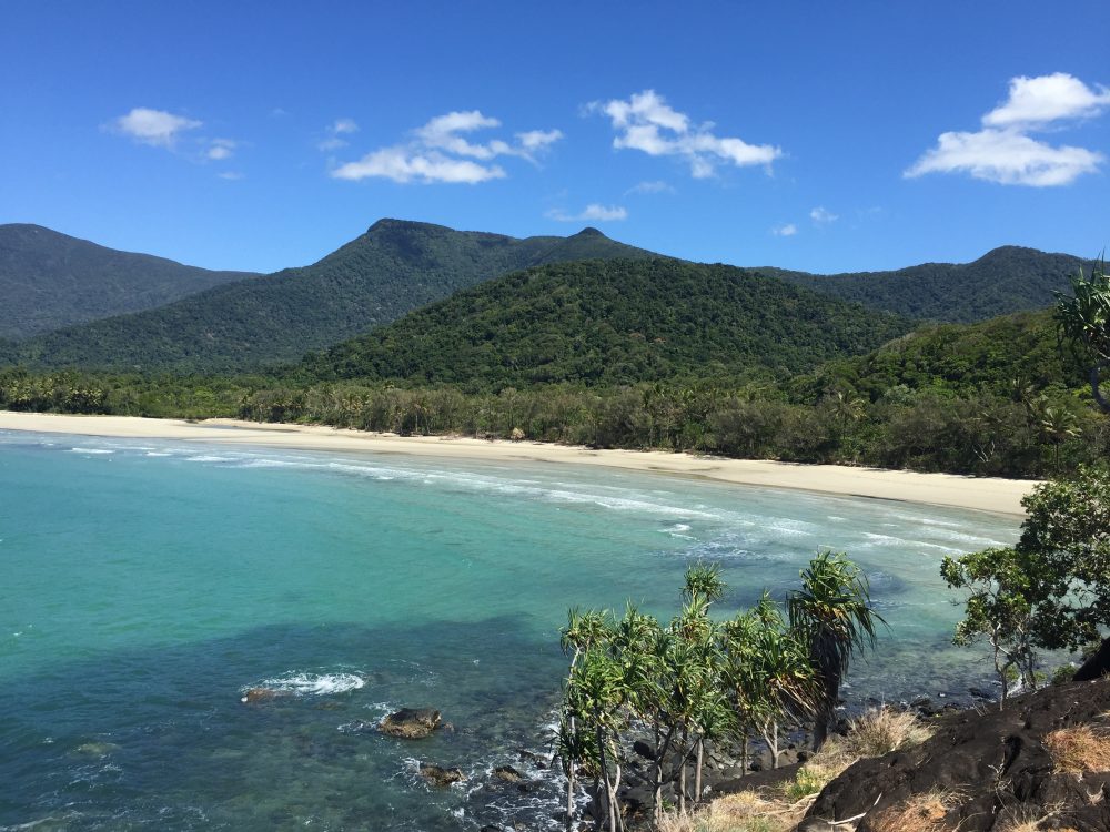 Image of Turle Rock - water and pretty green background