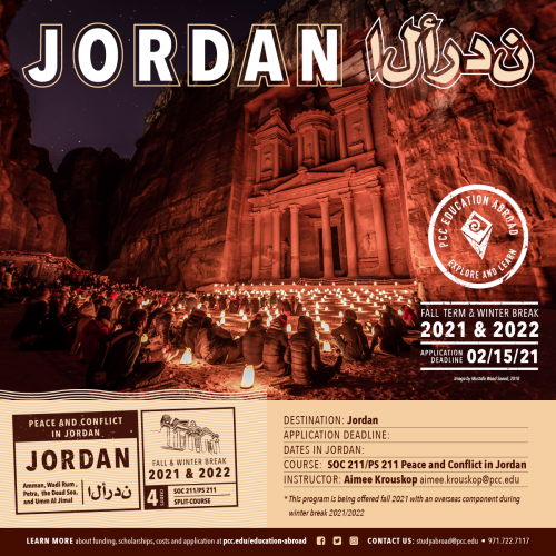 Jordan Fall term 2021 and Winter break 
