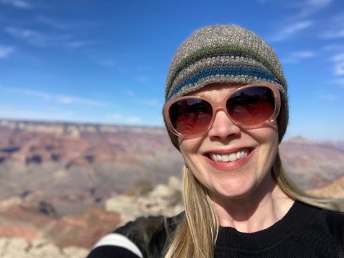 Ericka at the Grand Canyon National Park