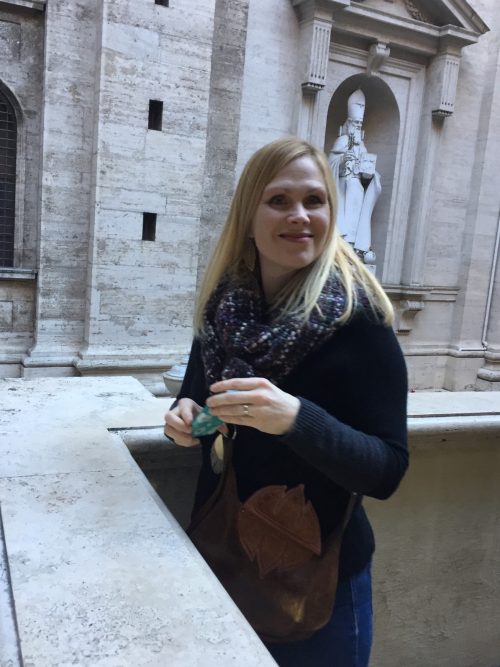 Ericka at the Vatican City in Rome, Italy