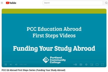 First Steps Video Funding Your Study Abroad