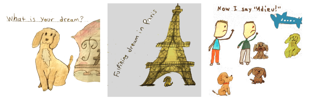 What is your dream? Fulfilling dream in Paris. Now I say Adieu!