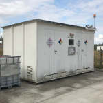 Rock Creek hazardous waste storage shed