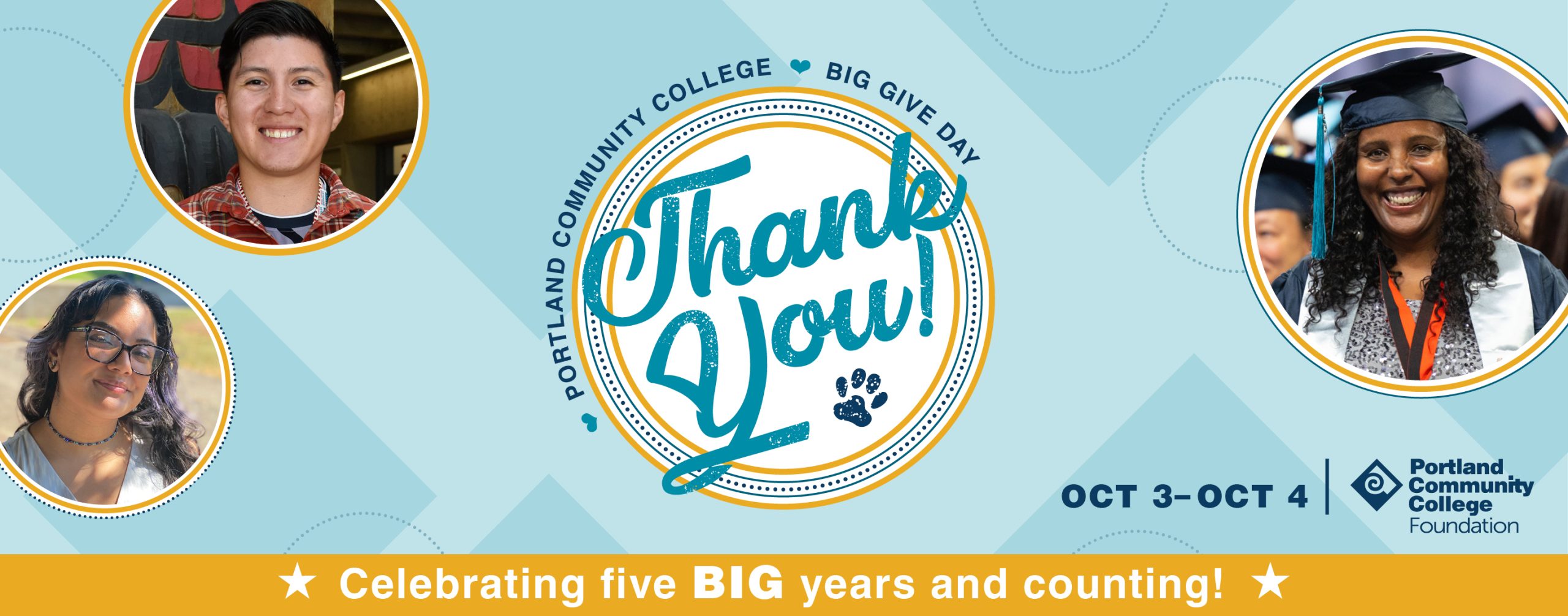 PCC Big Give Day banner