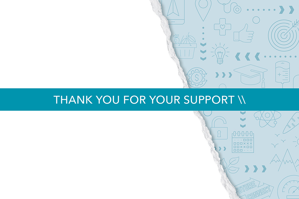 Thank you for your support