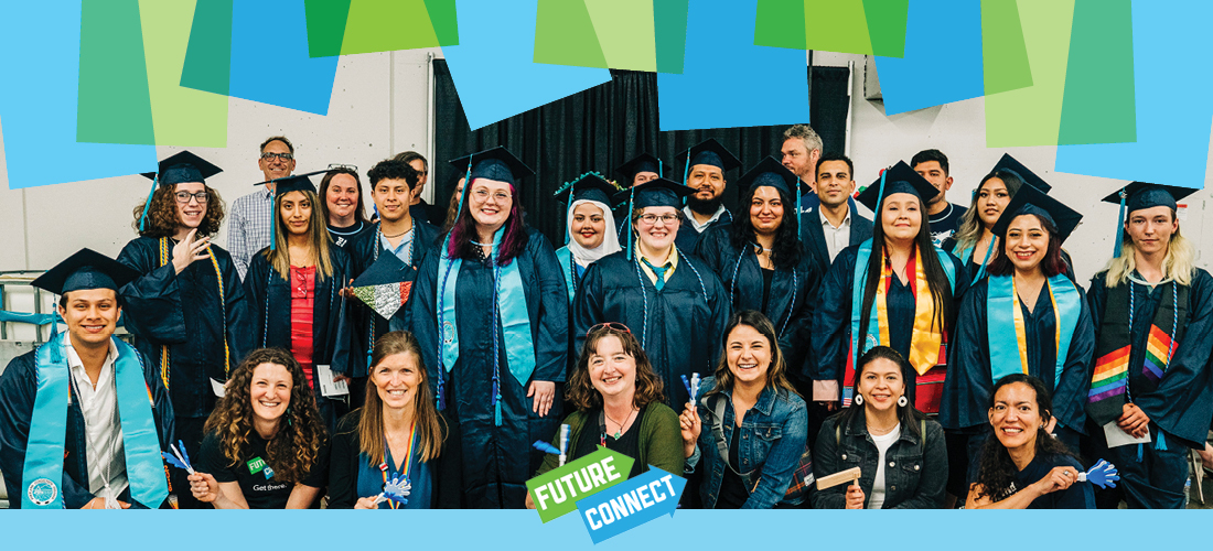 Future Connect students at graduation