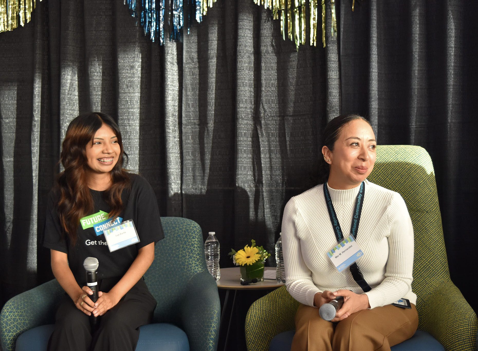 Panel discussion at the celebration event