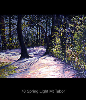 Spring Light Mt Tabor