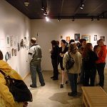 People in the gallery