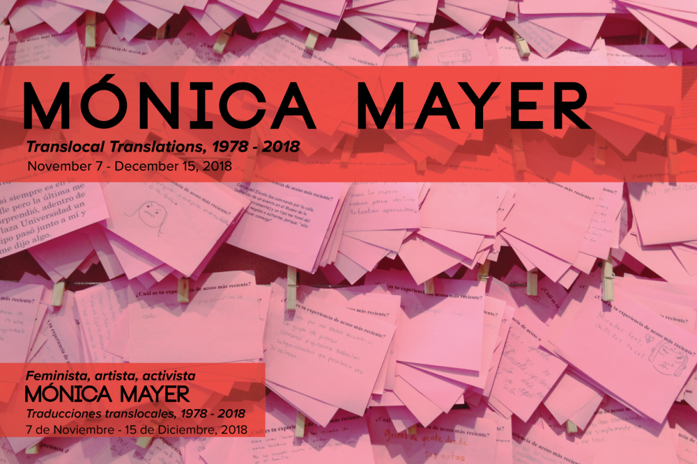 Monica Mayer showcard