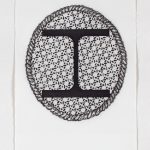 Portrait with Chair Caning (Part II) copper plate etching 10 x 7.5 in 2014