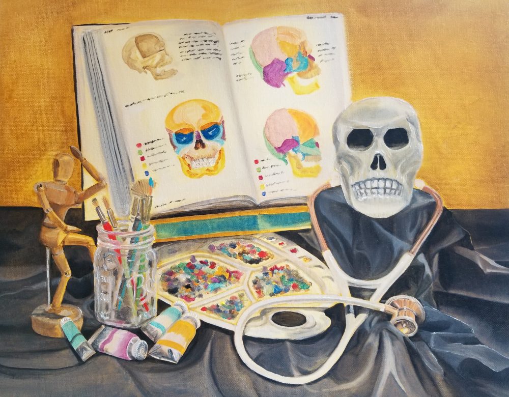Catherine Grigg; Still Life, 2020; Oil on Cotton Canvas; 16 x 20"; Painting